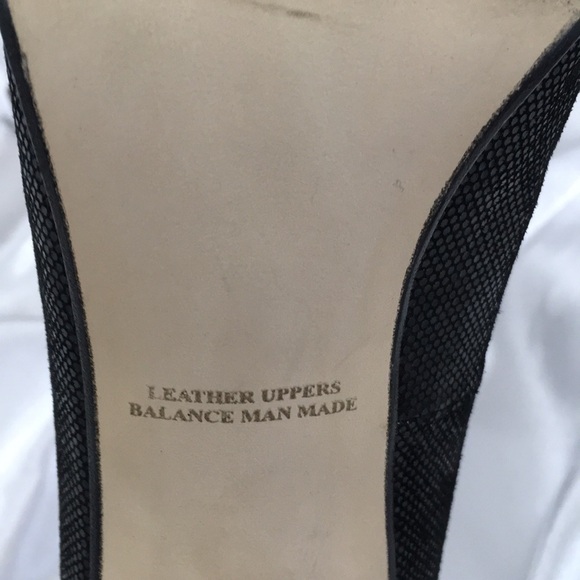 Vintage Heels ANDREW GELLER Black Caviar Size 9M 3.5” - Picture 8 of 15